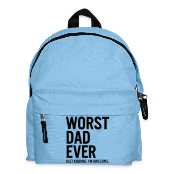 Le pire père de tous les temps, je plaisante - Sac à dos Enfant - bleu clair - Devant