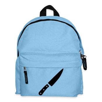 Couteau, Cuisinière de cuisine, Cuisine de cuisine, Cuisine - Sac à dos Enfant - bleu clair - Devant