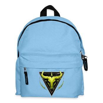 Stier-Erdzeichen – Tierkreis von Kék-Ina - Kinder Rucksack - Hellblau - Vorne