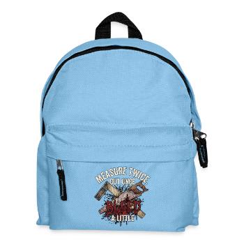 Halloween Carpenter - Kids' Backpack - light blue - Front