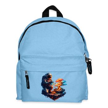 Kosmischer Gärtner-Bonsai - Kinder Rucksack - Hellblau - Vorne