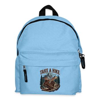MACHEN SIE EINE WANDERUNG - Kinder Rucksack - Hellblau - Vorne