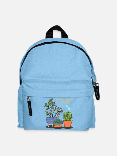 Emotionale Unterstützungspflanze - Kinder Rucksack - Hellblau
