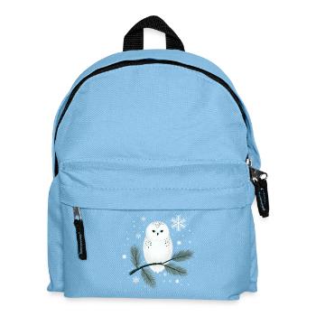 Wintereule - Kinder Rucksack - Hellblau - Vorne