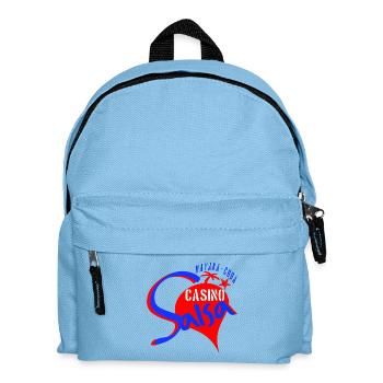 Salsa Casino Havana Cuba red blue - Dance Shirts - Kids' Backpack - light blue - Front