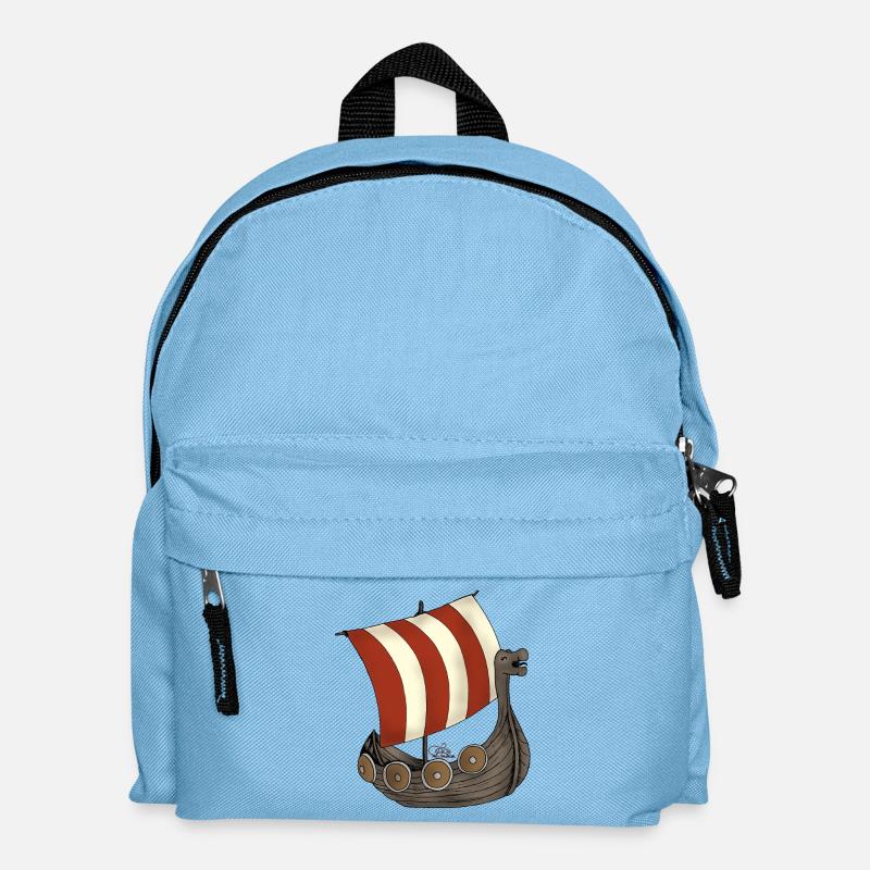 Eriks Winkingerschiff - Kinder Rucksack - Hellblau