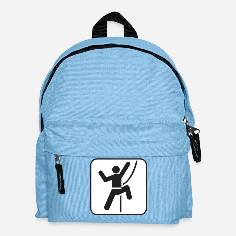 SeilKlettern - Kinder Rucksack - Hellblau