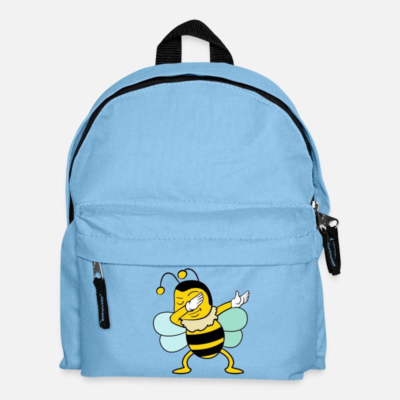 Dabbing Dab Bee - Sac à dos Enfant - bleu clair