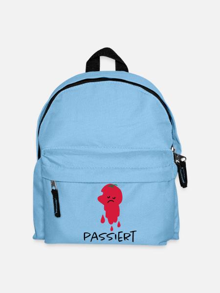 Passierte Tomate - Kinder Rucksack - Hellblau