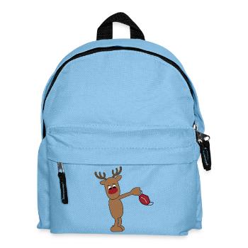 Lustige Geschenke zu Weihnachten in Coronazeiten - Kinder Rucksack - Hellblau - Vorne