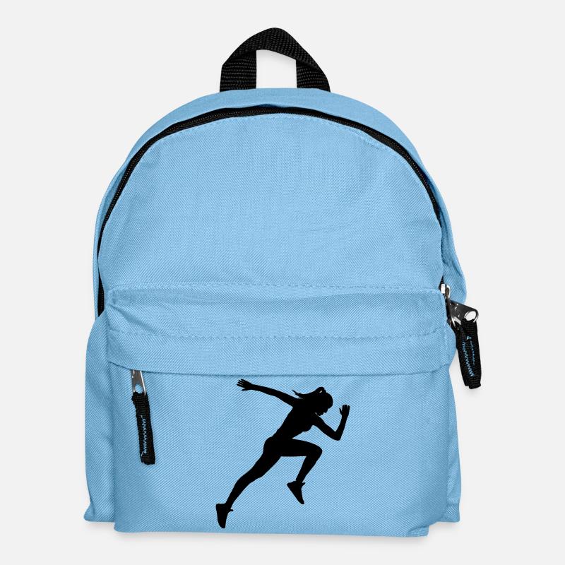 Sprinter laufen - Kinder Rucksack - Hellblau