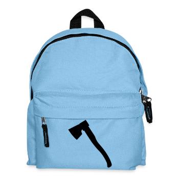 Axe wood axe chopping axe for lumberjack carpenter - Kids' Backpack - light blue - Front