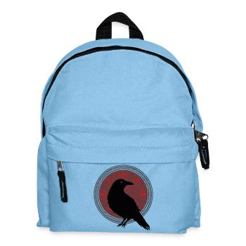 Raven Nordic Mythology Celts Gift - Kids' Backpack - light blue - Front