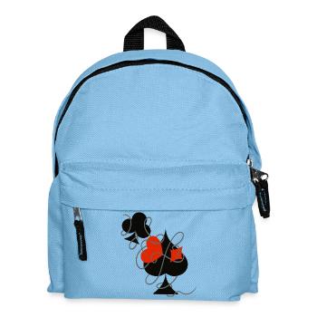 Luck in the game ... | Playing Cards | Gift - Kids' Backpack - light blue - Front