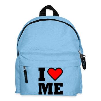 I love me - Kinder Rucksack - Hellblau - Vorne