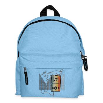 Lecteur de musique rétro - Sac à dos Enfant - bleu clair - Devant