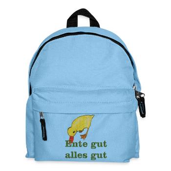 ente gut alles gut - Kinder Rucksack - Hellblau - Vorne