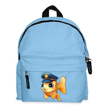 Fish Police - Kids' Backpack - light blue - Front