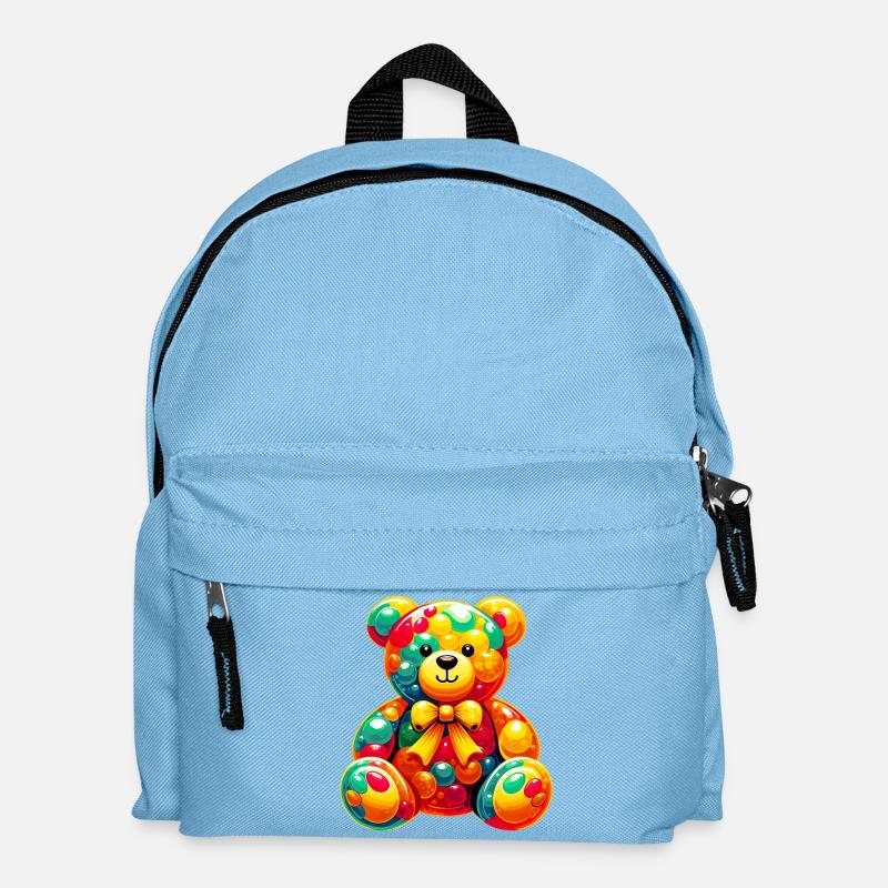 Bär - Kinder Rucksack - Hellblau