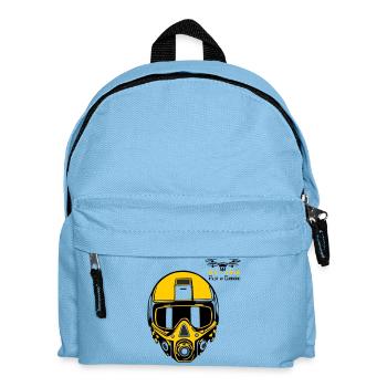 Drohnenpilot 3 - Kinder Rucksack - Hellblau - Vorne