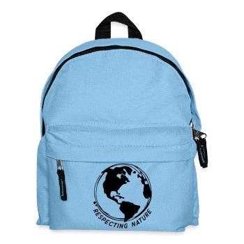 Respecter la nature - Sac à dos Enfant - bleu clair - Devant