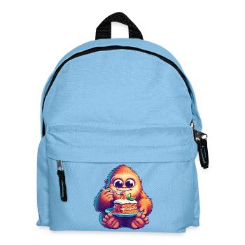 Bigfoot Sasquatch Sweet Lasagna Italian - Kids' Backpack - light blue - Front