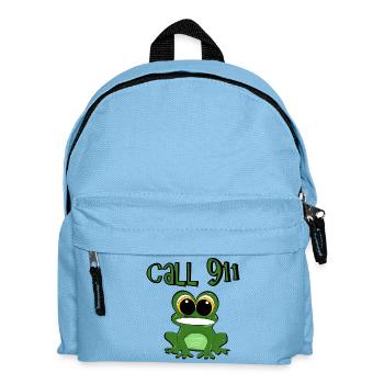 Frog Grenouille - Kids' Backpack - light blue - Front