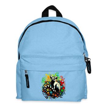 Lemur - Kids' Backpack - light blue - Front
