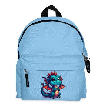 Dragon - Kids' Backpack - light blue - Front