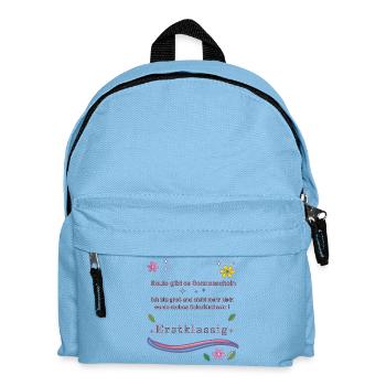 Écolier Première Classe - Sac à dos Enfant - bleu clair - Devant