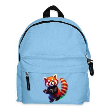 Kleiner Panda - Kinder Rucksack - Hellblau - Vorne