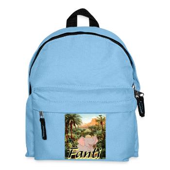 Fanti aus zwei außergewöhnliche Freunde - Kinder Rucksack - Hellblau - Vorne