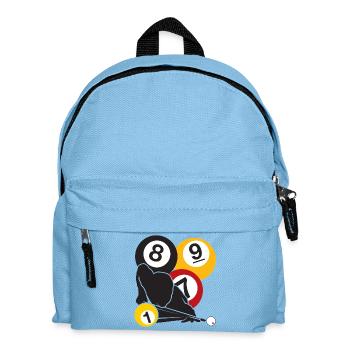 Billiards Focus - Kids' Backpack - light blue - Front