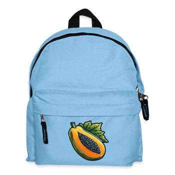 Papaye Illustrée Colorée pour Vêtements - Sac à dos Enfant - bleu clair - Devant