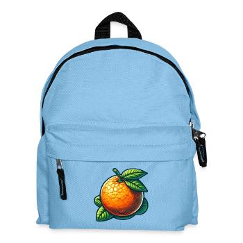 Agrume Texturé Nature - Sac à dos Enfant - bleu clair - Devant