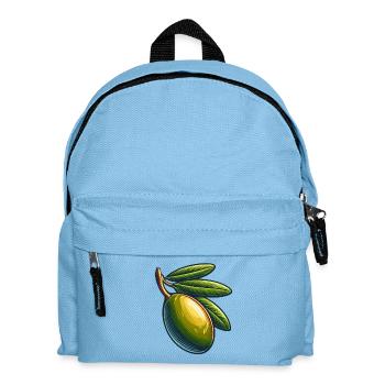 Olivie stilisiert für individuelles Nähen - Kinder Rucksack - Hellblau - Vorne