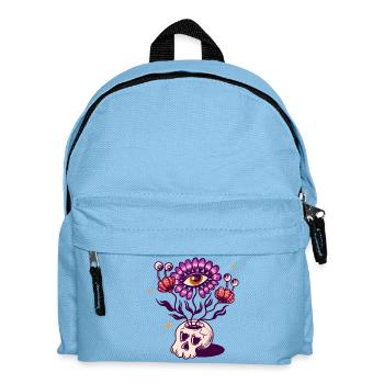 Skull vase - Kids' Backpack - light blue - Front