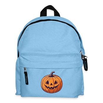 Pumpkin Jack-o-Lantern Cartoon - Kids' Backpack - light blue - Front