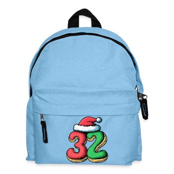 32 Number Biscuit Christmas - Kids' Backpack - light blue - Front