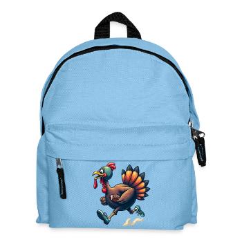 Thanksgiving Football Truthahn - Kinder Rucksack - Hellblau - Vorne
