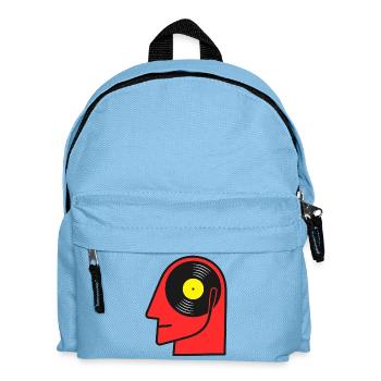 Affiche de tête d’album vinyle - Sac à dos Enfant - bleu clair - Devant