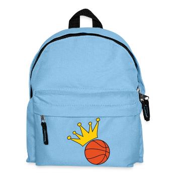 Basketball / Basketball / Basktet-Ball / Sport - Kinder Rucksack - Hellblau - Vorne