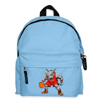 Nashörner Basketballerin / Baller - Kinder Rucksack - Hellblau - Vorne