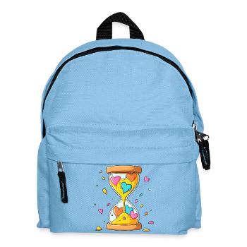 Sablier du Cœur Temps - Sac à dos Enfant - bleu clair - Devant