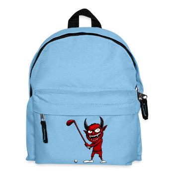 Golf Teufel - Kinder Rucksack - Hellblau - Vorne