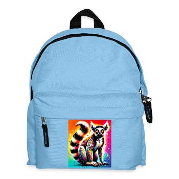 Lemur - Kids' Backpack - light blue - Front