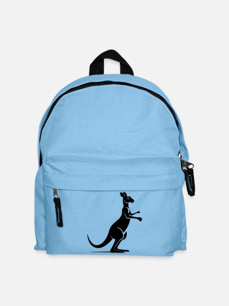 Känguru - Kinder Rucksack - Hellblau