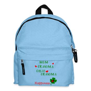 Mom  Grandma - Kinder Rucksack - Hellblau - Vorne