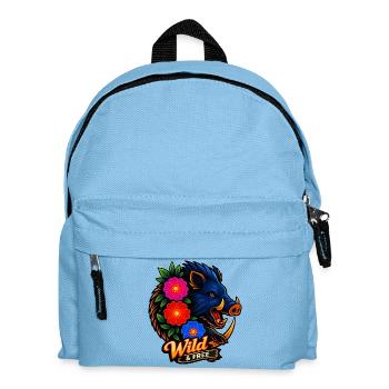 Wild Flower: Wild & Free - Kids' Backpack - light blue - Front