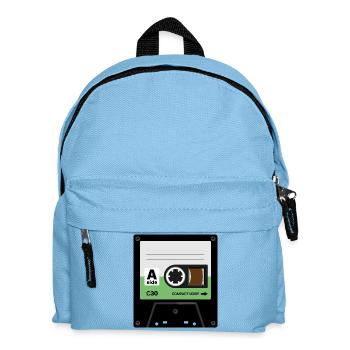 Tiny Cassette - Kids' Backpack - light blue - Front
